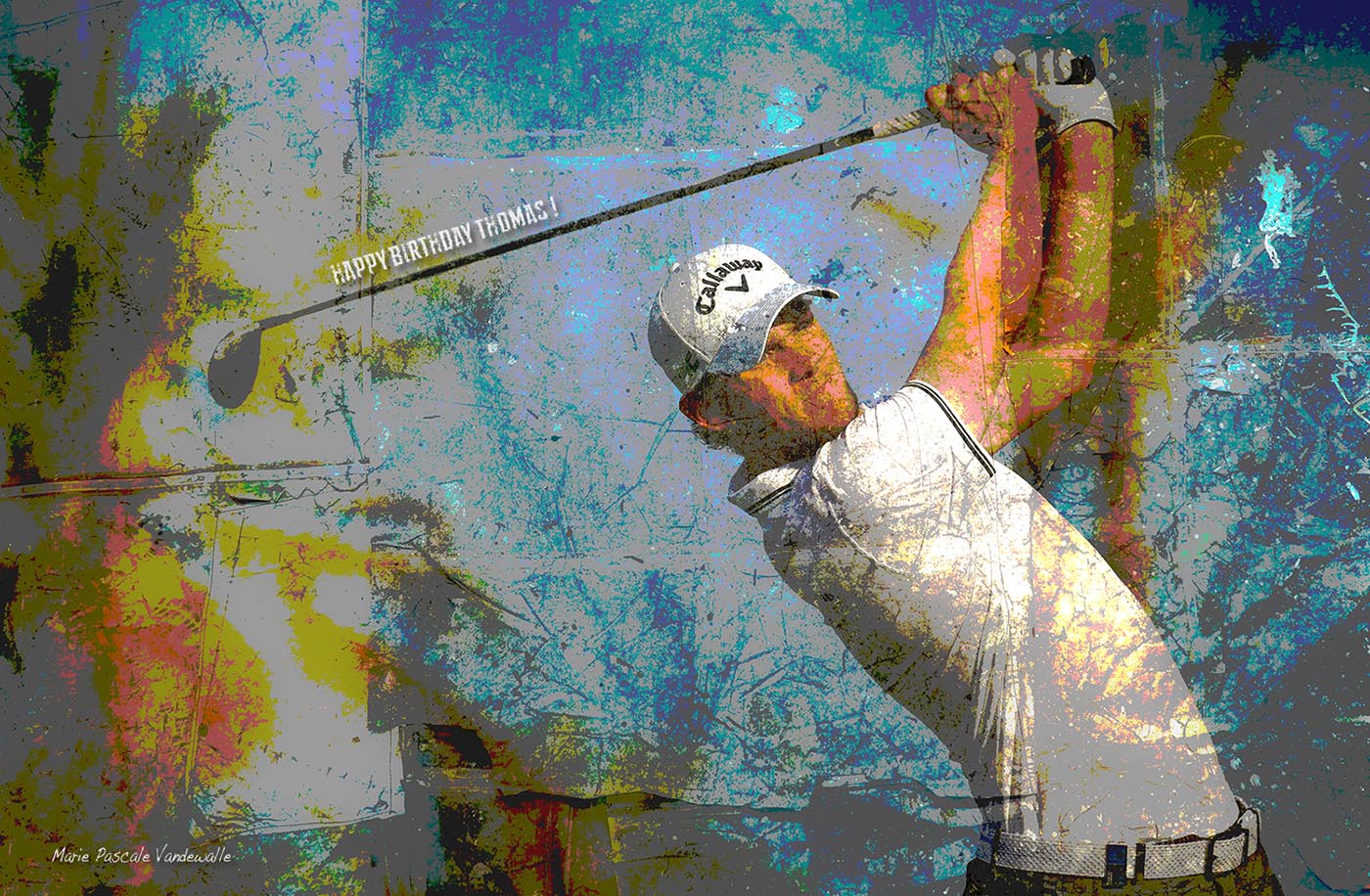 Happy Birthday to Rydercup star THOMAS PIETERS ! Photo Golf Art by Marie Pascale Vandewalle. Want a custom photo art for yourself, to surprise a friend, for your business or as an extraordinary present to someone you love, I am here to create the perfect memory for you.