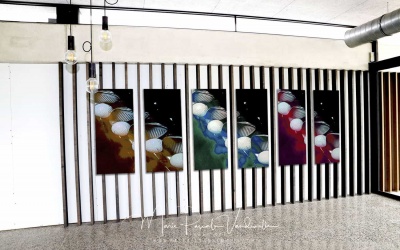 CUSTOMIZED PHOTO ART © marie pascale vandewalle GOLF ART - FOURSOME serie clubhouse © pascale vandewalle lowres-min-min