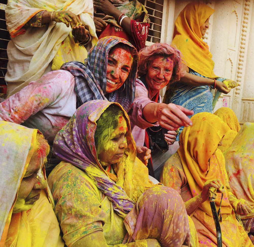 Holi at Mathura